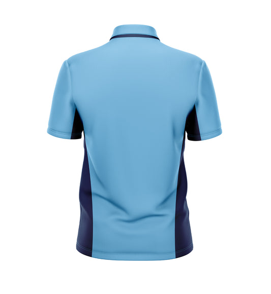 USSSA Baseball Umpire Polo - Sky Blue