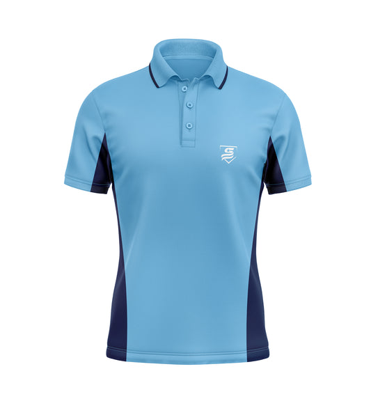 USSSA Baseball Umpire Polo - Sky Blue