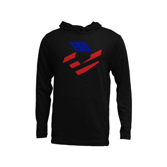 DeMarini USA T Shirt Hoodie - BLACK