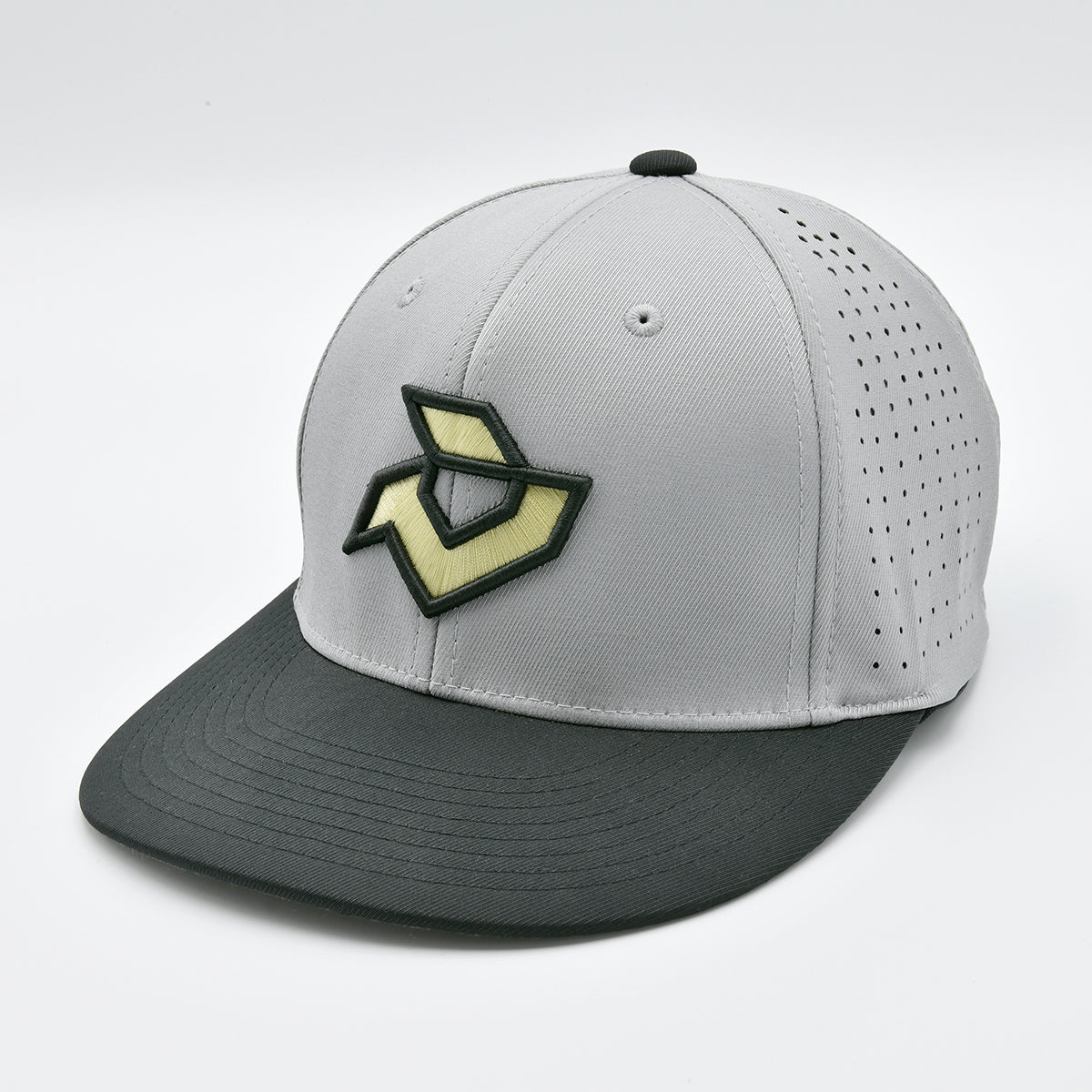 DeMarini Silver/Black Performance Flexfit - Vegas Gold / Black Logo