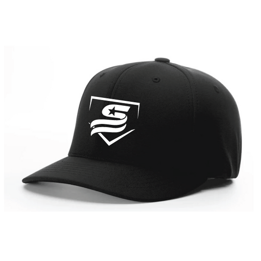 USSSA Baseball 6-Stitch Flex Fit Umpire Hat