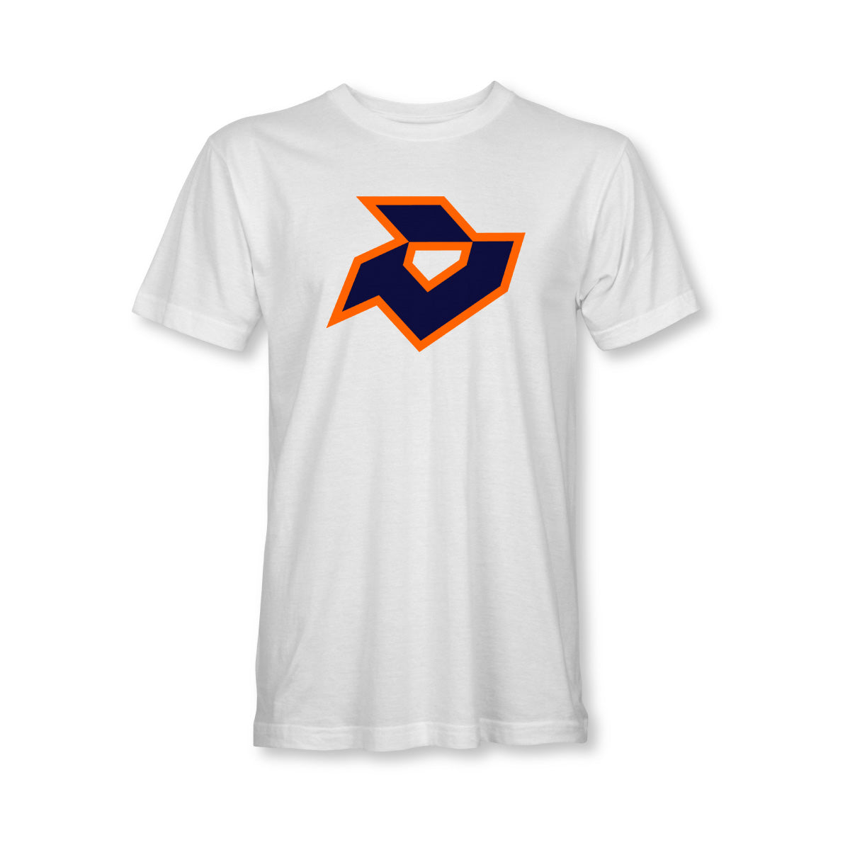 DeMarini Flex T Shirt - White/Navy/Orange